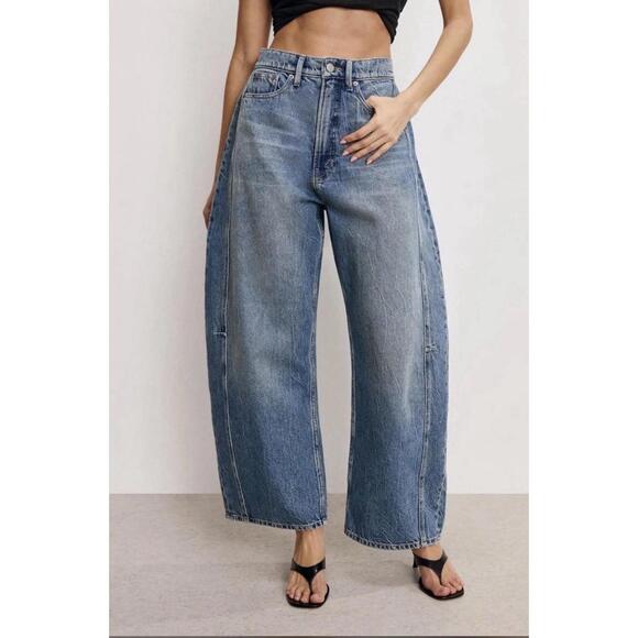 Good American Denim - Good American Blue Wide-Leg Jeans